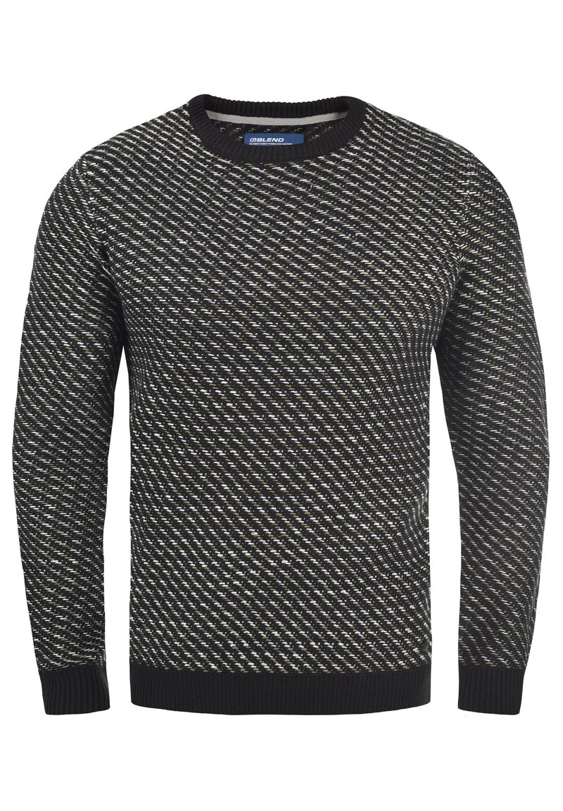 Herren Strickjacken | Blend BHCALISTO Strickpullover black/schwarz - RX84303 Herren Strickjacken | Blend BHCALISTO Strickpullover black/schwarz - RX84303