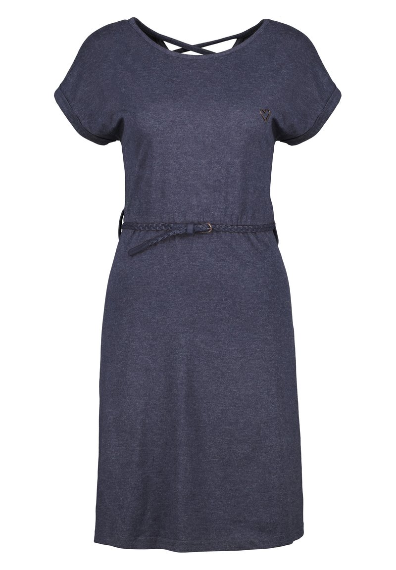 alife & kickin Jerseyjurk blauw gemêleerd alife & kickin Jerseyjurk blauw gemêleerd