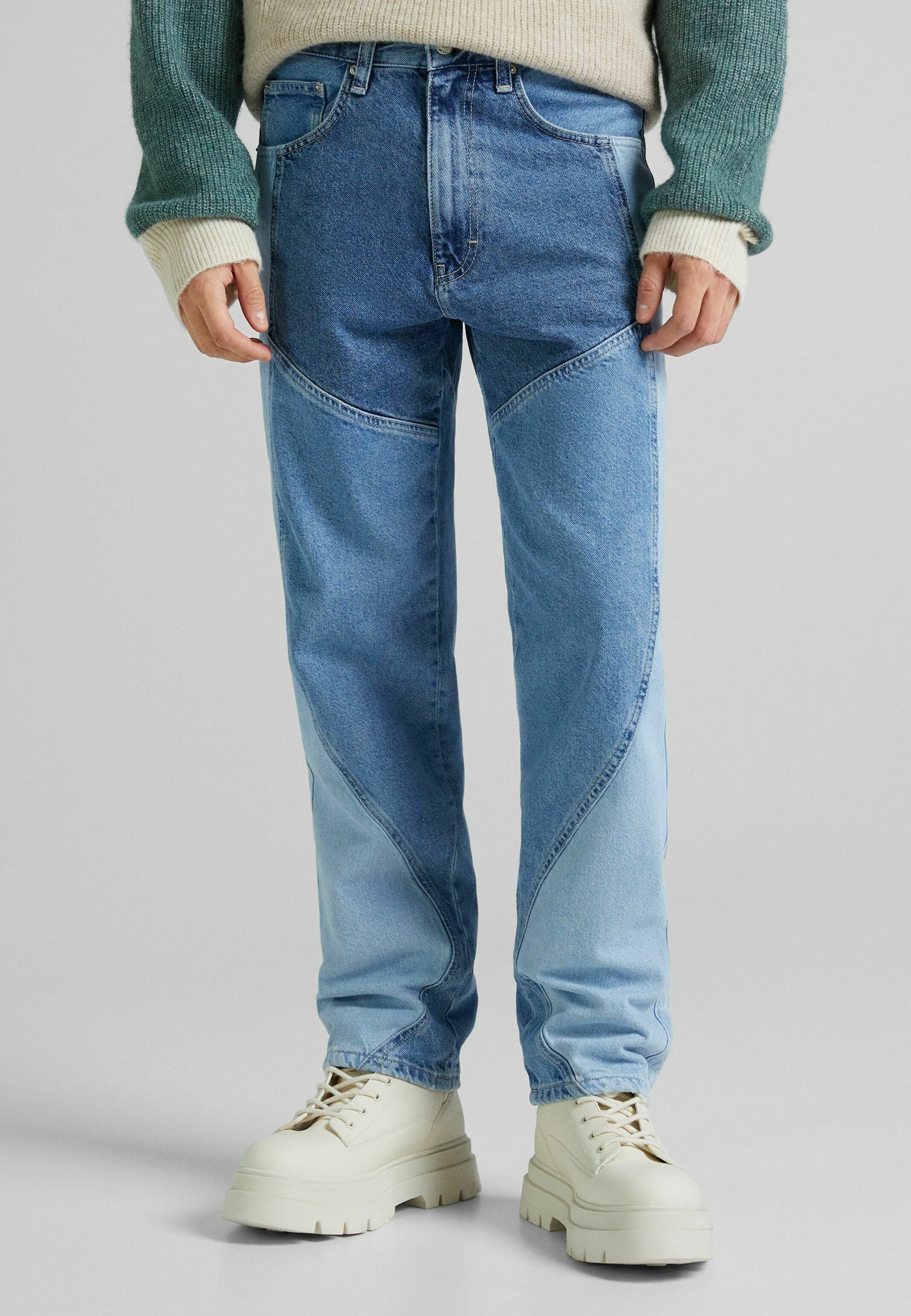 Bershka WIDE - Straight leg jeans 