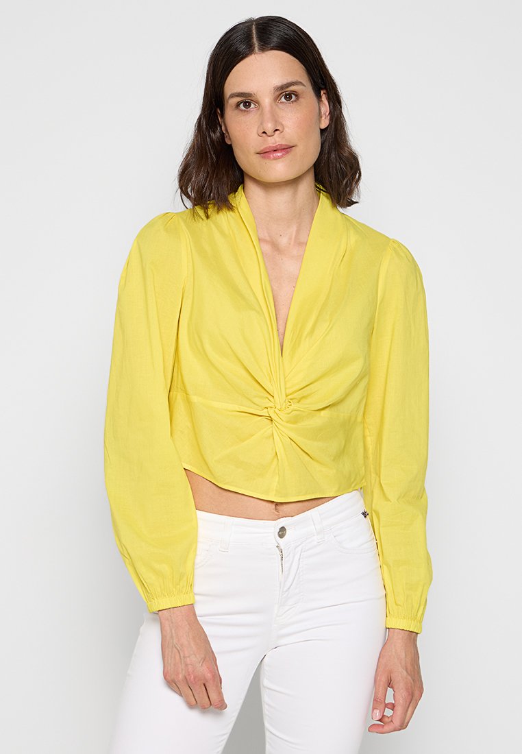 Marc Cain Blouse lichtgeel Marc Cain Blouse lichtgeel