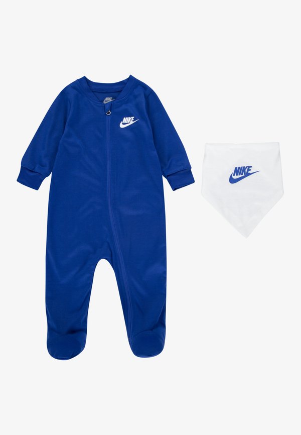NIKE BABY FOOTED COVERALL AND BIB UNISEX SET - Jumpsuit - game royal