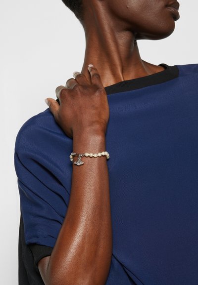 Vivienne Westwood LUCRECE BRACELET - Armbånd - silver-coloured/white