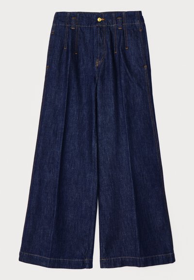 FRAME DARTED WIDE LEG - Wide Leg - rinse