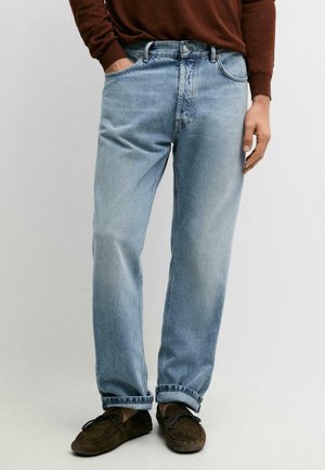 Massimo Dutti STRAIGHT-LEG JEANS 00405126 - Jeans Straight Leg - light blue