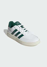 adidas Sportswear BREAKNET 2.0 M - Baskets basses - cloud white   collegiate green   silver green