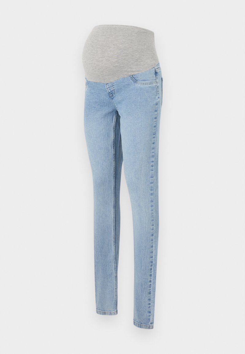 Mamalicious Jeans Skinny Fit lichtblauw denim