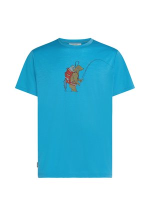 icebreaker, 150 TECH BEAR - T-Shirt print - arctic
