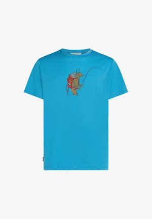 icebreaker, 150 TECH BEAR - T-shirt print - arctic