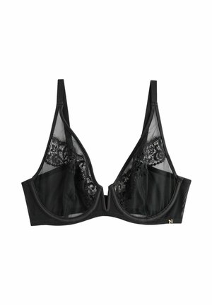 EMBROIDERED - Trīsstūrveida krūšturis - black