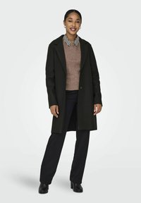 ONLY ONLCARRIE BONDED NOOS - Manteau court - chocolate torte