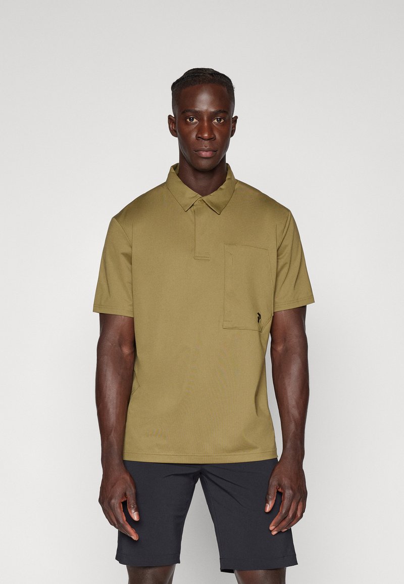 Peak Performance POCKET - Polo - snap green