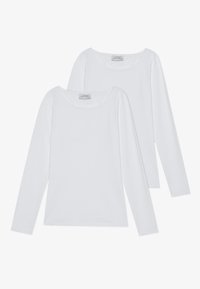 2 PACK - Long sleeved top - white