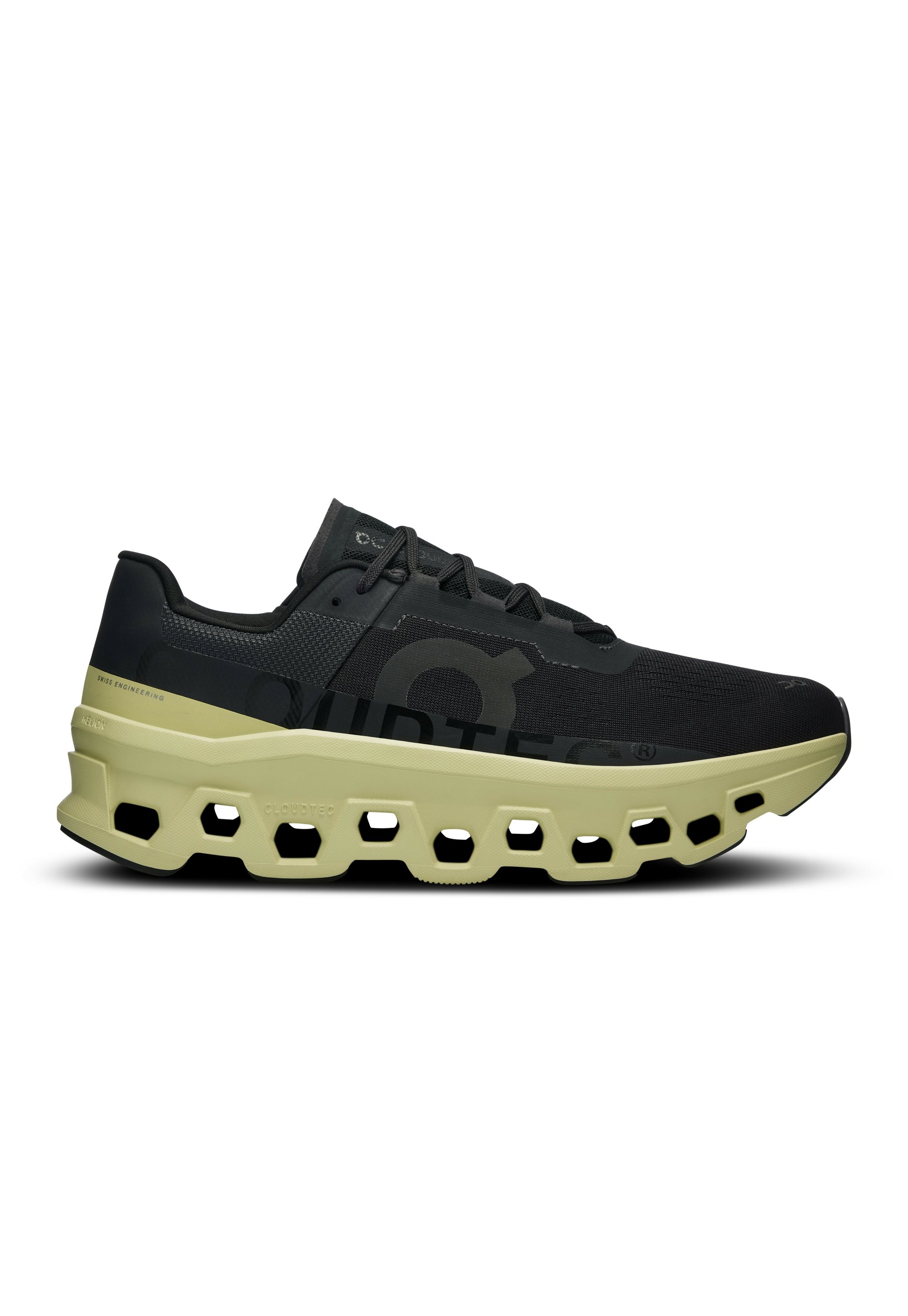 On Cloudmonster - Laufschuh Neutral - black acacia/schwarz 