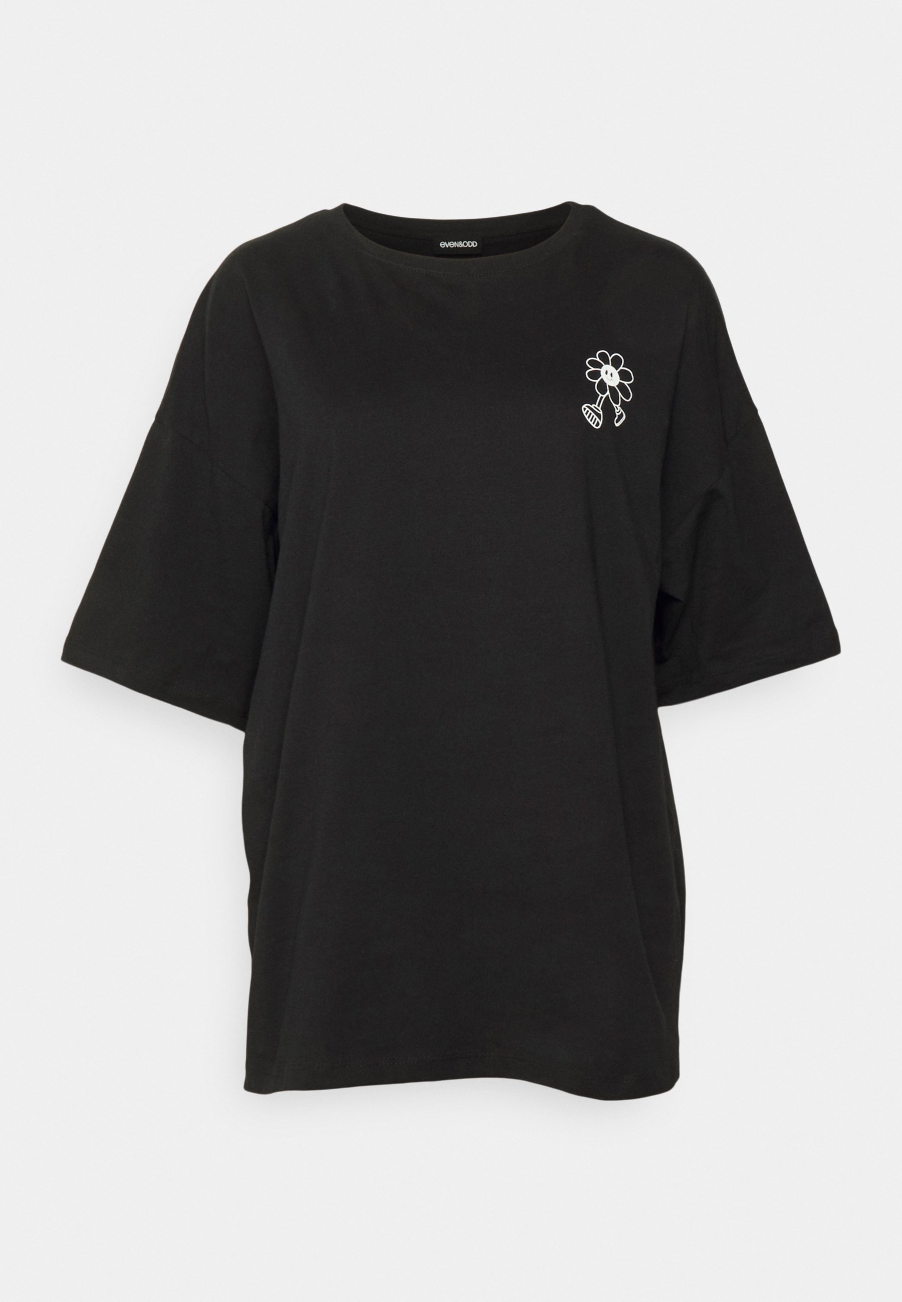 売れ筋商品|||イーブン アンド オド Tシャツ レディース トップス LIZ KEEP GROWING MASCOT / 802 - BLACK - Print T-shirt - 802 - black Even&Odd LIZ KEEP GROWING MASCOT / 802 - BLACK - Print T