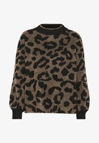 Non selezionato, brown black animal pattern