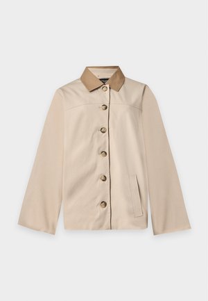 Vero Moda Curve, VMCCHELSEAPOPPY SHORT JACKET - Ελαφρύ μπουφάν - oatmeal