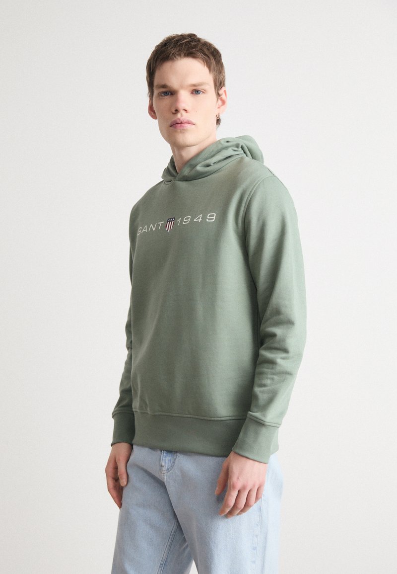 GANT Felpa con cappuccio - pastel green