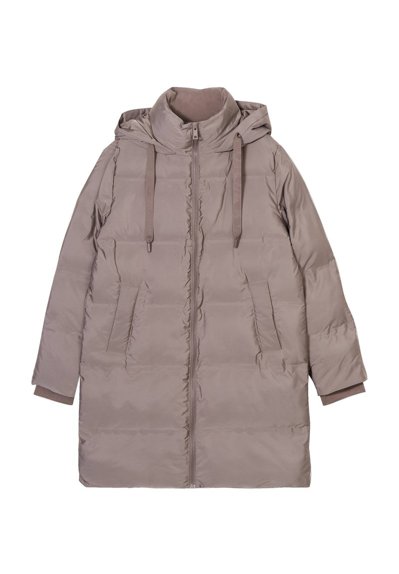 Cache Cache HALBLANGE MIT KAPUZE - Winter coat - taupe - Zalando
