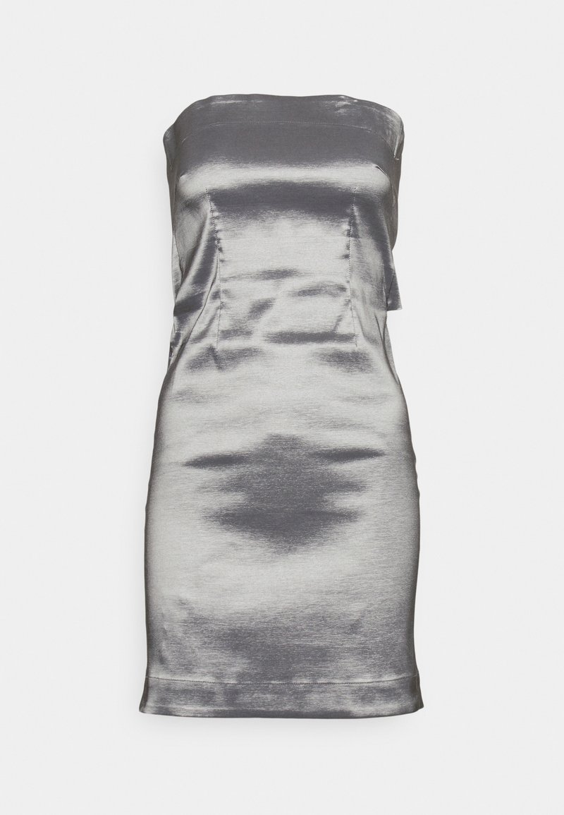 silver satin oriental lace up back bodycon dress silver satin bodycon dress