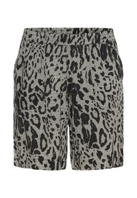 KCMILLE - Šorti - moonstruck black animal