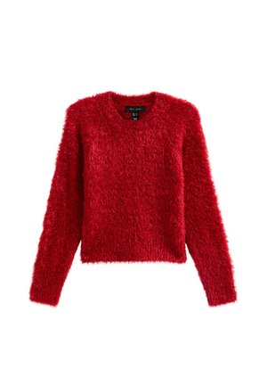 SPARKLE CREW NECK - Pullover - red