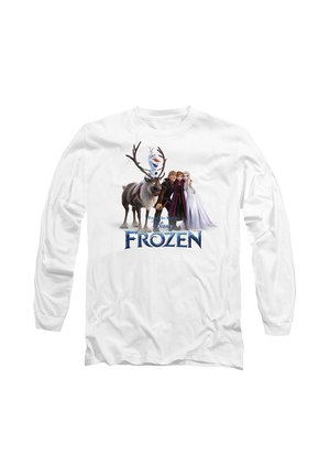 FROZEN GROUP PHOTO WITH ELSA ANNA KRISTOFF SVEN AND OLAF - Long sleeved top - white
