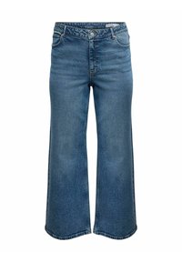 WEIT GESCHNITTEN VMCMIRA MID RISE  - Trapezaste traperice - medium blue denim