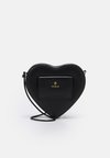 CAMELIA HEART MINI CROSSBODY - Taška s příčným popruhem - nero