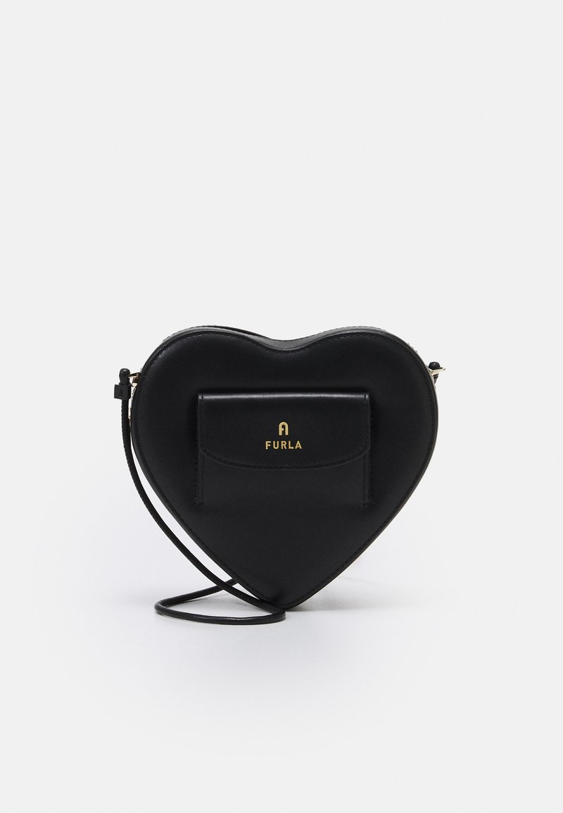 Furla CAMELIA HEART MINI CROSSBODY - Axelremsväska - nero