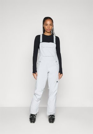 WOMENS RESERVE STRETCH SLIM BIBS - Skibroek - gray cloud