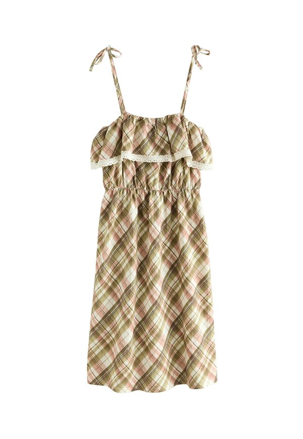 TALL FIT - BANDEAU FRILL  MIDI   - Jerseykleid