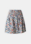VMSIS SMOCK SHORT SKIRT - A-vonalú szoknya - bright white/blue