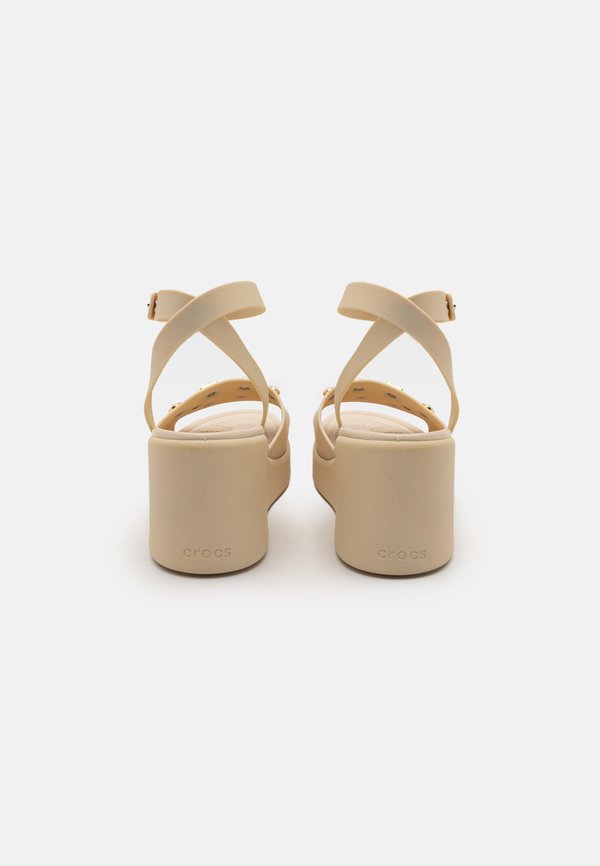 BROOKLYN GEMS ANKLE STRAP WEDGE - Platform sandals - sandstone4
