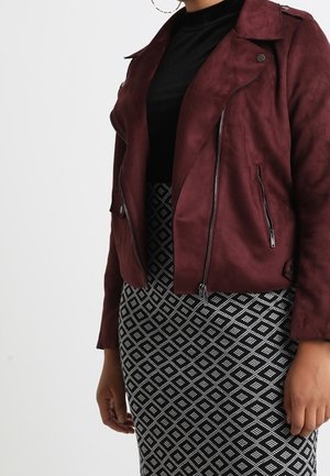 Keinonahkatakki - bordeaux