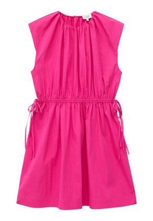& OTHER STORIES, & OTHER STORIES DRAWSTRING WAIST SLEEVELESS DRESS - Robe de jour - hot pink