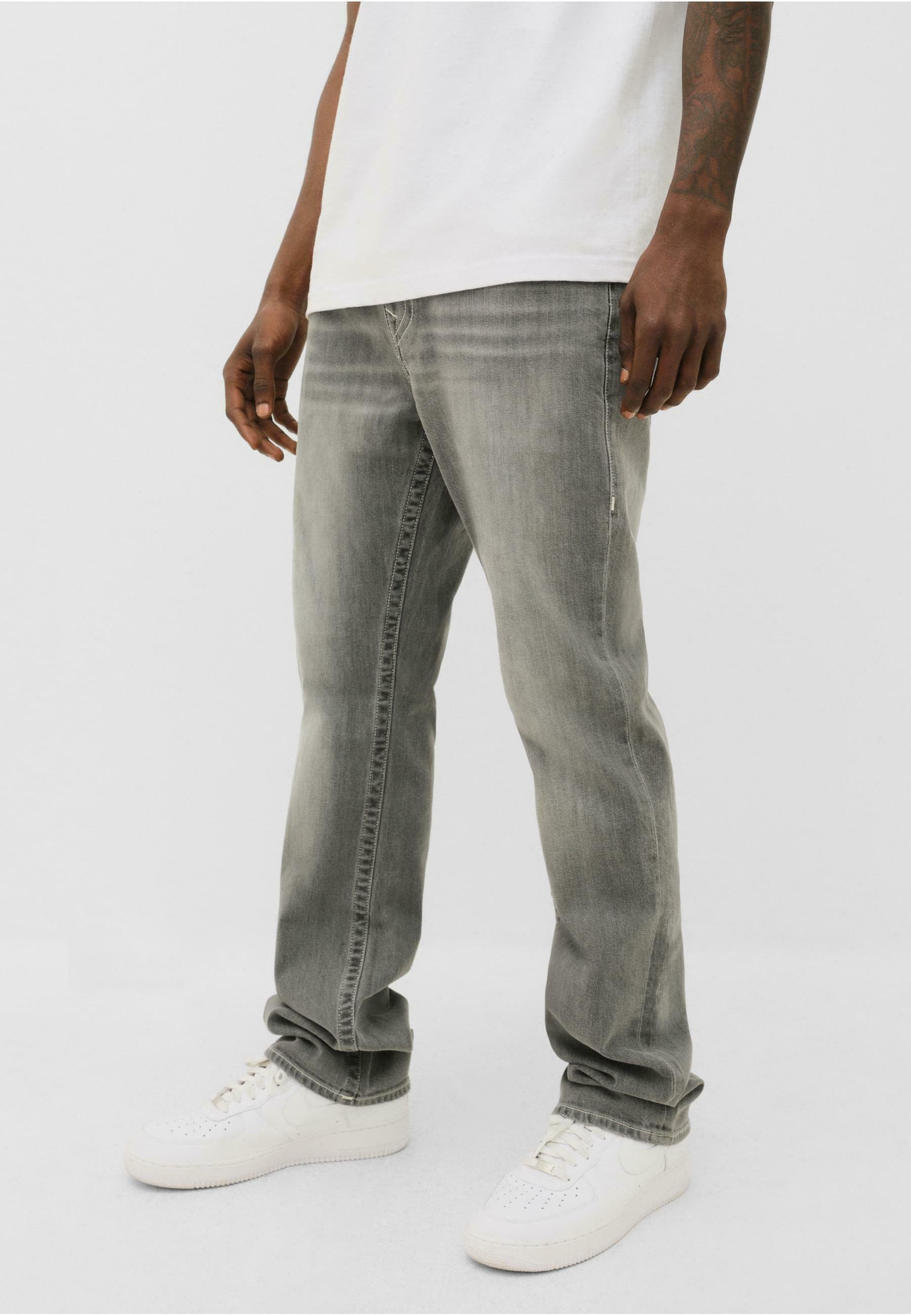 True Religion RICKY FLAP 34IN - Straight leg jeans - grey/grijs