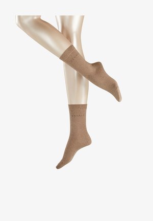 Esprit BASIC EASY 2-PACK - Chaussettes - nutmeg mel (5410)
