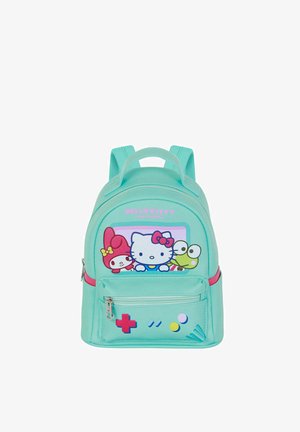 HELLO KITTY VIDEOGAME SMALL HEADY - Mochila escolar - hello kitty turquoise