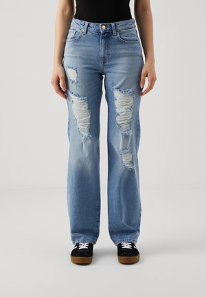 ONLDAD - Džíny Straight Fit - medium blue denim