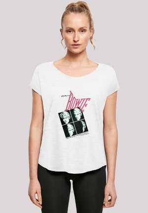 BOWIE  - Print T-shirt - white