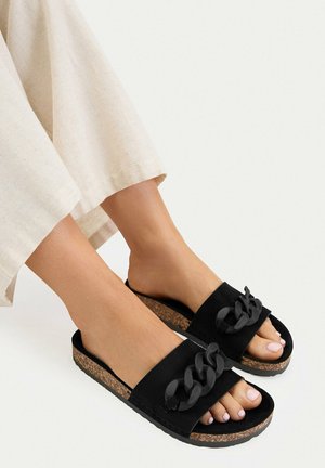 Jenny, Pantolette flach - black