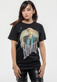 Paradiso Clothing DAVID BOWIE VINTAGE 1983 DIAMANTE - Print T-shirt - black
