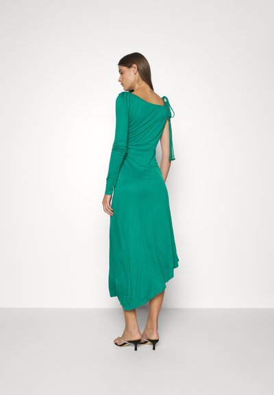 Farm Rio ONE SHOULDER MIDI DRESS - Cocktail φόρεμα / Φόρεμα για πάρτι - emerald