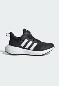 adidas Performance FORTARUN 2.0 CLOUDFOAM ELASTIC LACE STRAP - Zapatillas de entrenamiento - core black cloud white core black