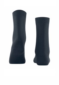 FALKE NEEDLEPOINT - Socken - space blue