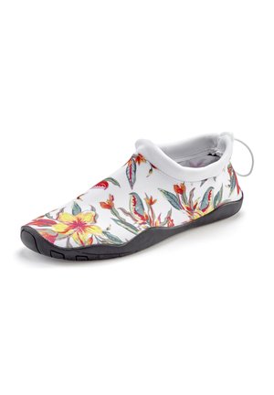 Slip-ons - weiß blume