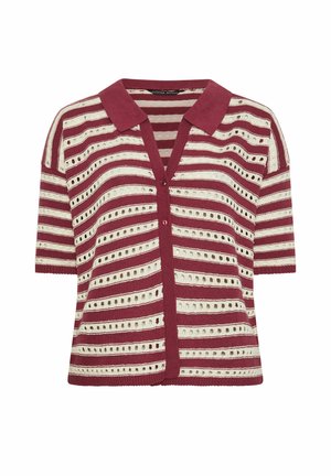 Yours Clothing, PLUS SIZE BLOUSES & SHIRTS - Gilet - burgundy