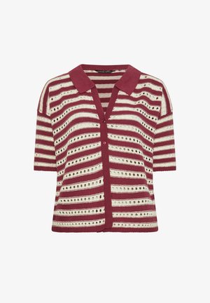 Yours Clothing, PLUS SIZE BLOUSES & SHIRTS - Cardigan - burgundy