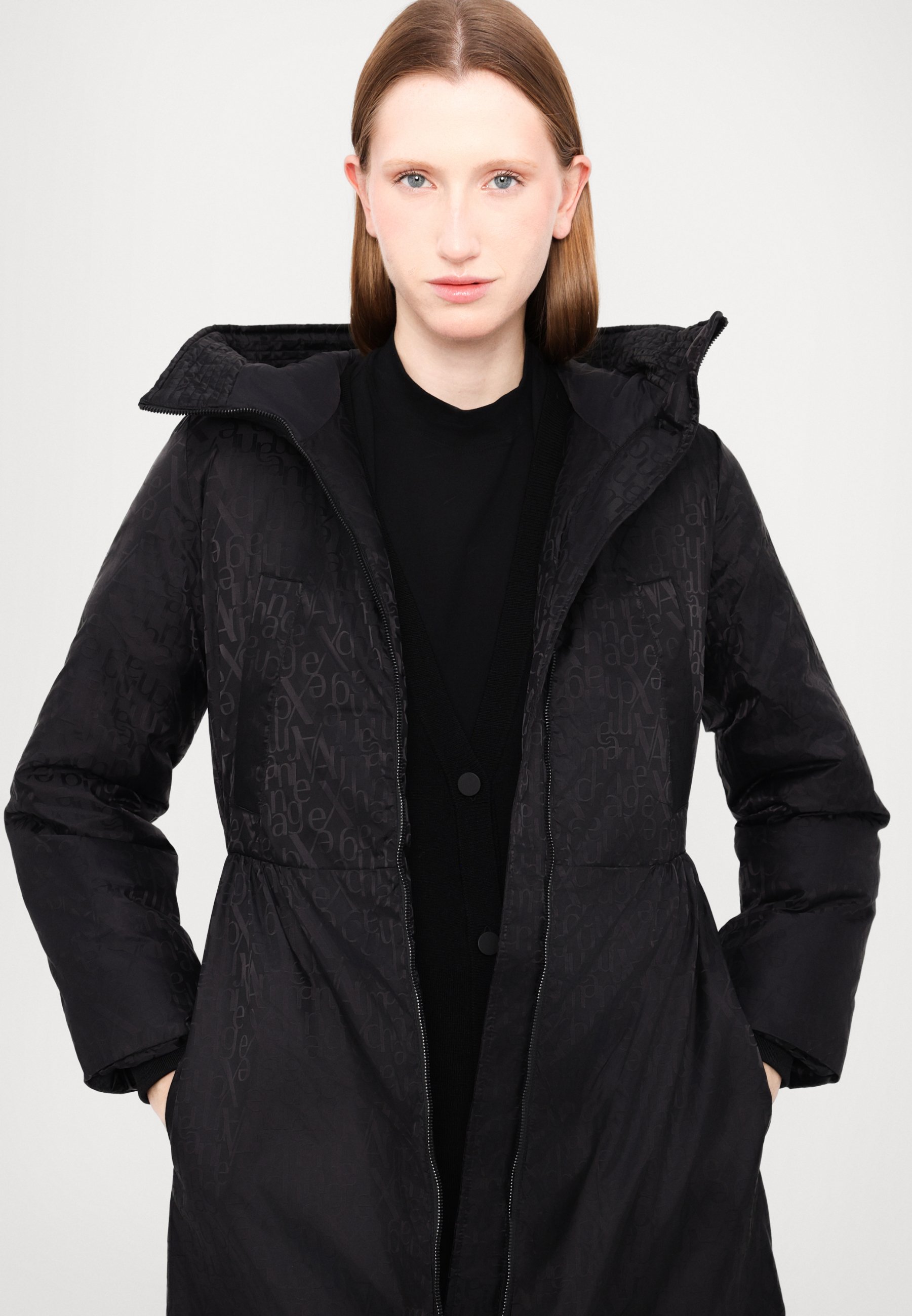 Armani Exchange CABAN COAT - Winter coat - black - Zalando.co.uk