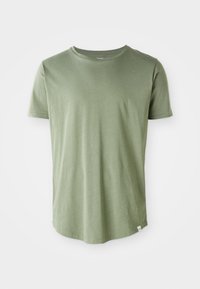 SHAPED TEE - T-shirts - olive stone